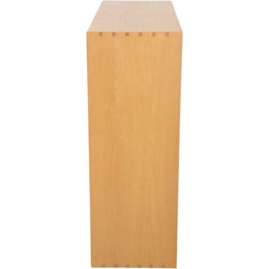 Mogens Koch Bogkasse af elm med glaslåger 1970'erne