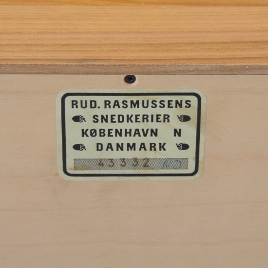 Mogens Koch dyb reol i elm 1970'erne