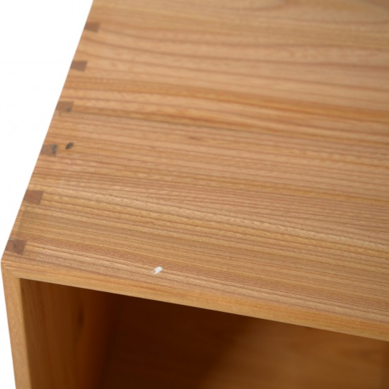 Mogens Koch dyb reol i elm 1970'erne