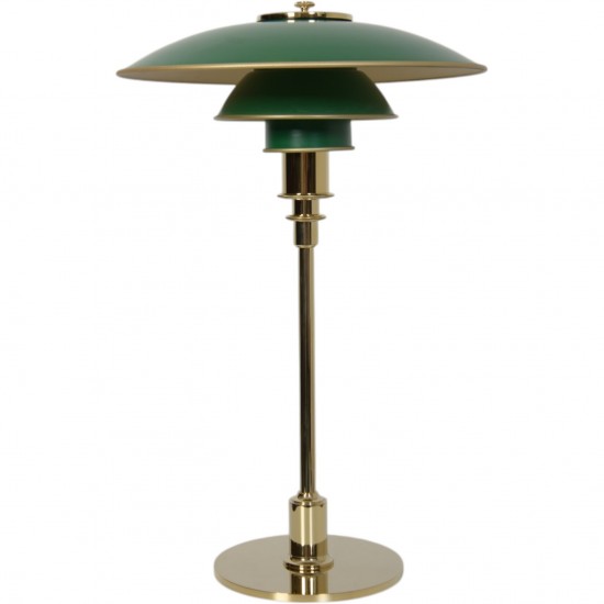 Poul Henningsen PH 3/2 bordlampe med grønne skærme