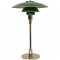 Poul Henningsen PH 3/2 bordlampe med grønne skærme