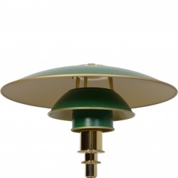 Poul Henningsen PH 3/2 bordlampe med grønne skærme