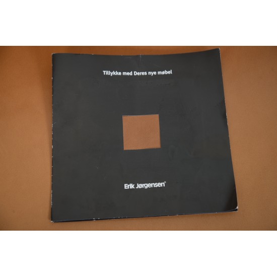 Erik Jørgensen Corona stol i Walnut Elegance læder 2007