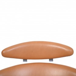 Erik Jørgensen Corona stol i Walnut Elegance læder 2007