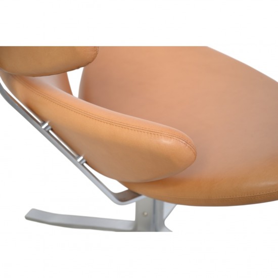 Erik Jørgensen Corona stol i Walnut Elegance læder 2007