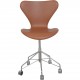 Arne Jacobsen 3117 kontorstol i cognac classic læder 1980'erne