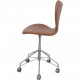 Arne Jacobsen 3117 kontorstol i cognac classic læder 1980'erne
