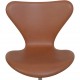 Arne Jacobsen 3117 kontorstol i cognac classic læder 1980'erne