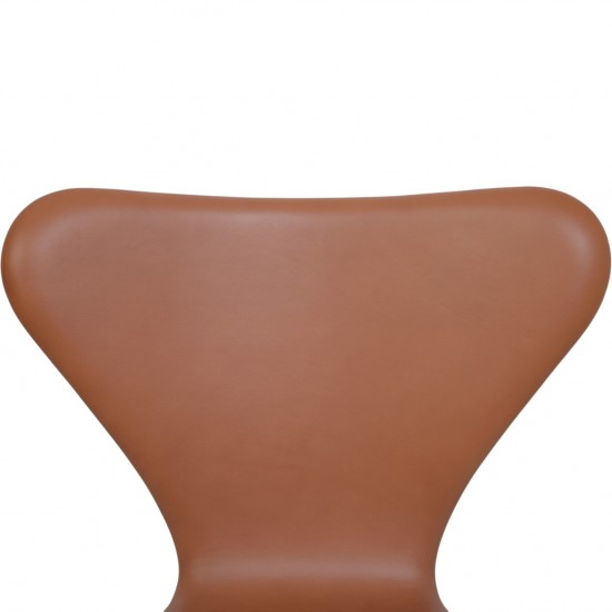 Arne Jacobsen 3117 kontorstol i cognac classic læder 1980'erne