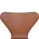 Arne Jacobsen 3117 kontorstol i cognac classic læder 1980'erne