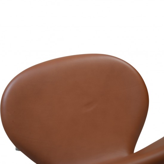 Arne Jacobsen 3117 kontorstol i cognac classic læder 1980'erne