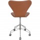 Arne Jacobsen 3117 kontorstol i cognac classic læder 1980'erne
