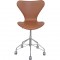 Arne Jacobsen 3117 kontorstol i cognac classic læder 1984