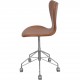 Arne Jacobsen 3117 kontorstol i cognac classic læder 1984