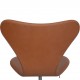 Arne Jacobsen 3117 kontorstol i cognac classic læder 1984