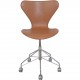 Arne Jacobsen 3117 kontorstol i cognac classic læder 1980'erne