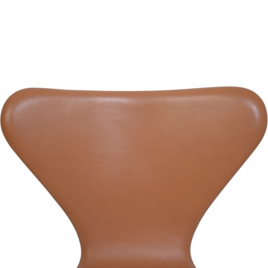 Arne Jacobsen 3117 kontorstol i cognac classic læder 1980'erne