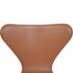 Arne Jacobsen 3117 kontorstol i cognac classic læder 1980'erne
