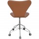 Arne Jacobsen 3117 kontorstol i cognac classic læder 1980'erne