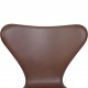 Arne Jacobsen 3117 kontorstol i mokka classic læder 1980'erne