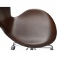 Arne Jacobsen 3117 kontorstol i mokka classic læder 1980'erne