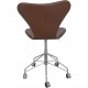 Arne Jacobsen 3117 kontorstol i mokka classic læder 1980'erne