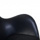 Arne Jacobsen vintage Ægget stol i sort læder 1963