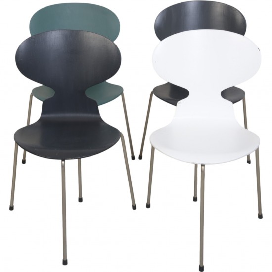 Sæt på fire Arne Jacobsen Myrer 1970'erne