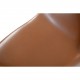 Arne Jacobsen høj Svane stol nybetrukket med cognac classic læder 2006