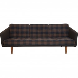 Børge Mogensen no1 3-personers sofa i brunt stof 1980'erne
