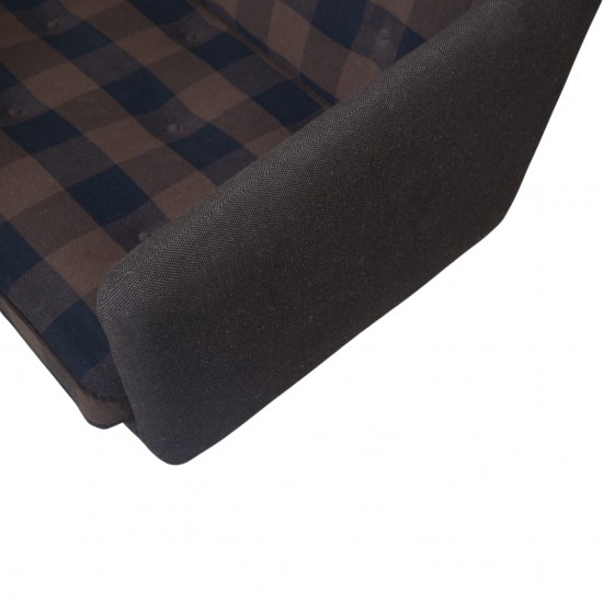 Børge Mogensen no1 3-personers sofa i brunt stof 1980'erne