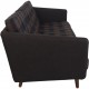Børge Mogensen no1 3-personers sofa i brunt stof 1980'erne
