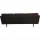 Børge Mogensen no1 3-personers sofa i brunt stof 1980'erne