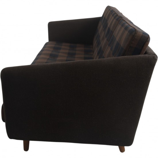 Børge Mogensen no1 3-personers sofa i brunt stof 1980'erne