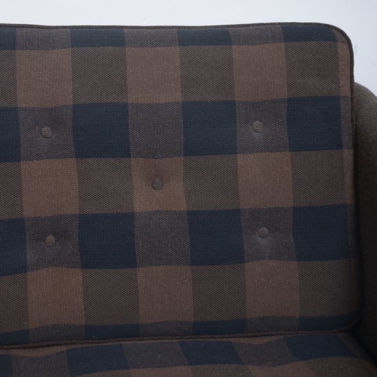 Børge Mogensen no1 3-personers sofa i brunt stof 1980'erne