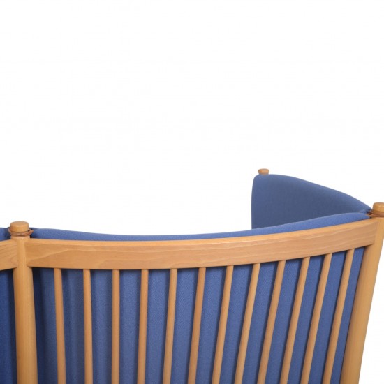 Børge Mogensen Tremmesofa i blåt stof 1994