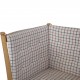 Børge Mogensen tremmesofa i cotil stof 1981