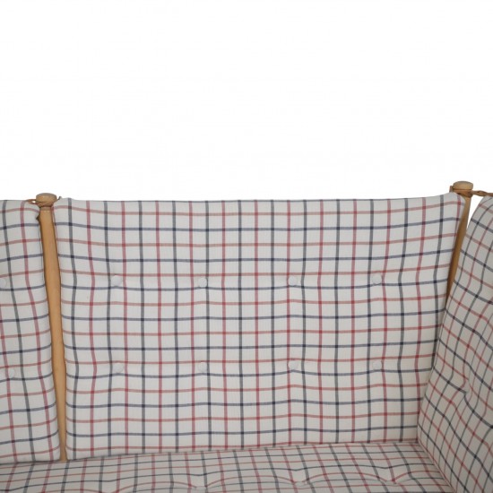 Børge Mogensen tremmesofa i cotil stof 1981