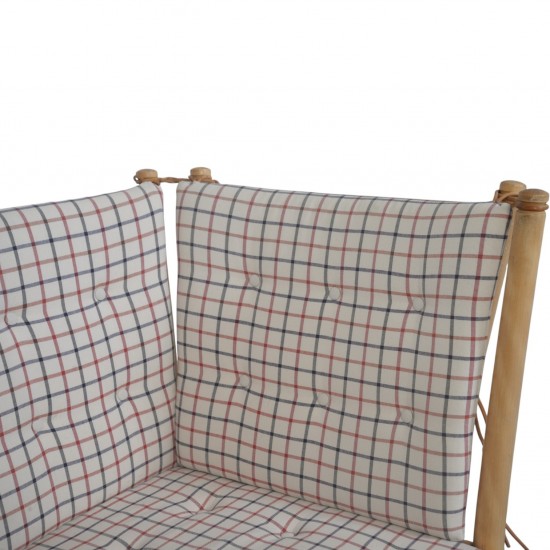 Børge Mogensen tremmesofa i cotil stof 1981