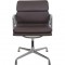 Charles Eames EA208 softpad stol i Nevada coffee anilin læder 2007