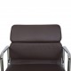 Charles Eames EA208 softpad stol i Nevada coffee anilin læder 2007