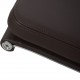 Charles Eames EA208 softpad stol i Nevada coffee anilin læder 2007