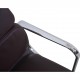 Charles Eames EA208 softpad stol i Nevada coffee anilin læder 2007
