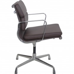 Charles Eames EA208 softpad stol i Nevada coffee anilin læder 2007