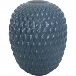 Anders Børgesen blå vase H: 17,5 Cm