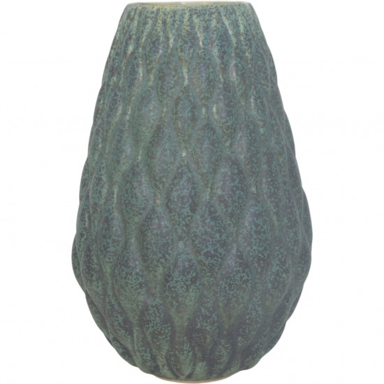 Anders Børgesen grøn vase H:21,5 Cm