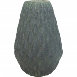 Anders Børgesen grøn vase H:21,5 Cm