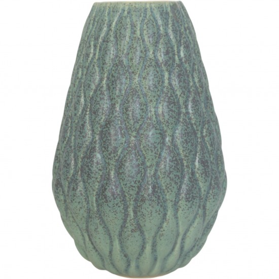 Anders Børgesen grøn vase H:21,5 Cm