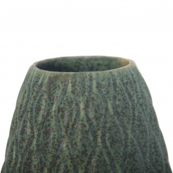 Anders Børgesen grøn vase H:21,5 Cm