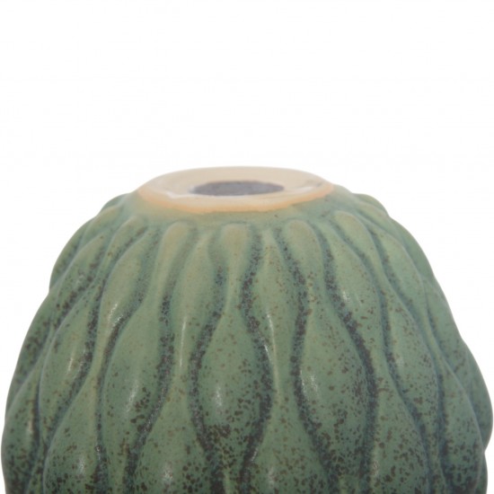 Anders Børgesen grøn vase H:21,5 Cm